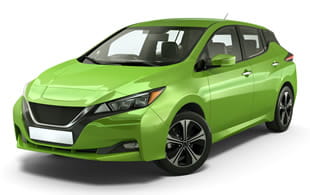 green electric car